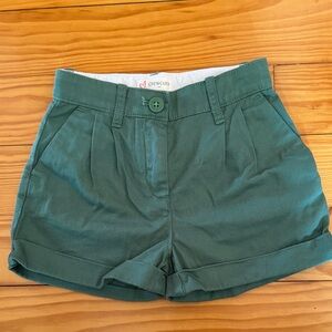 crewcuts Toddler Girls's Kelly Green Pleated Shorts